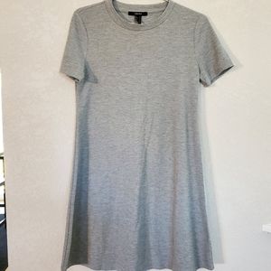Forever 21 Grey Waffle Knit A Line Dress (S)